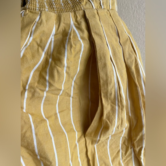 The Great Larel Yellow Striped Maxi Dress Size 2 Pockets - Picture 13 of 16